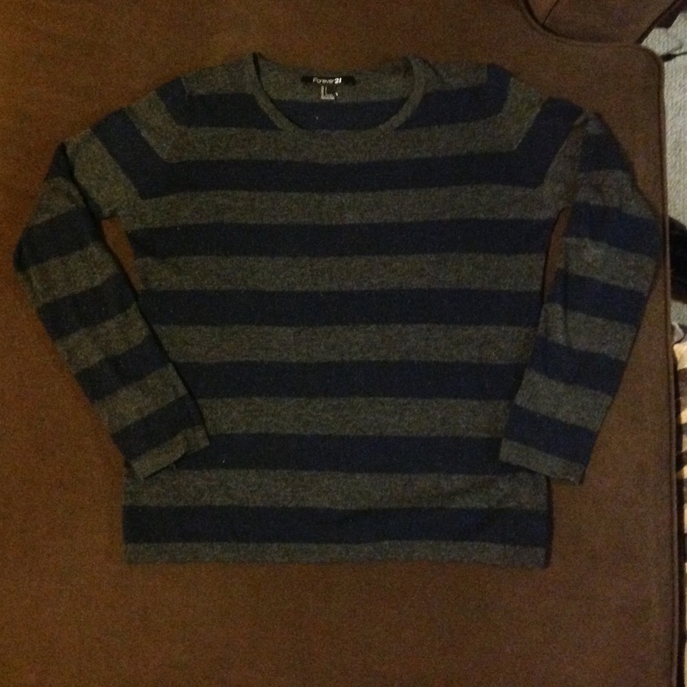 Forever 21 Solid Stripe Sweater